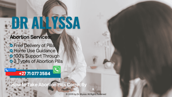 A healthcare professional explaining the use of abortion pills to a patient, emphasizing the importance of following proper guidelines.