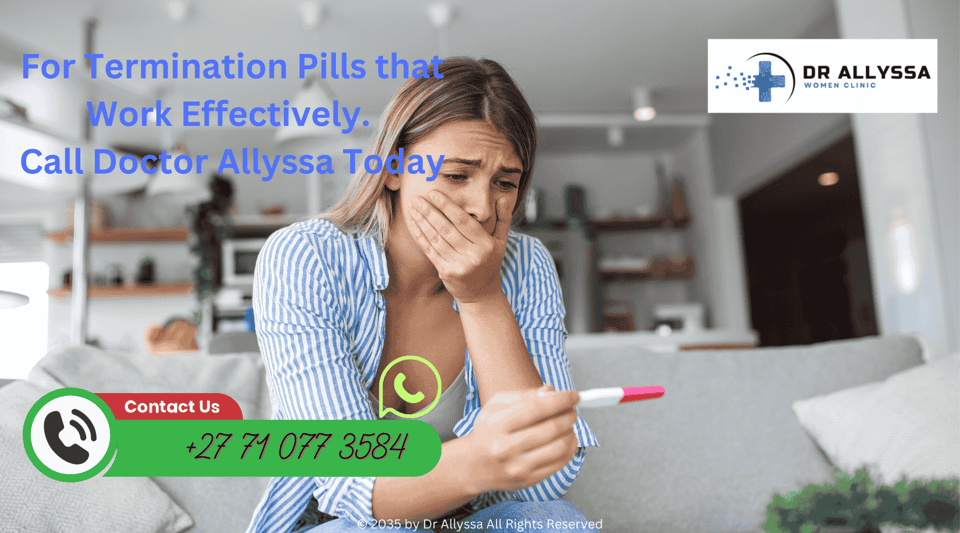 A worried woman holding a pregnancy test, emphasizing the gravity of deciding on a home abortion.