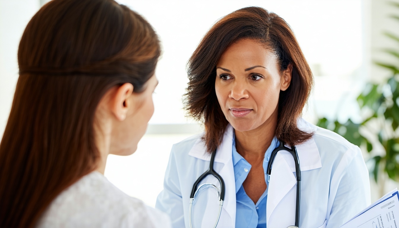 A woman reviewing her healthcare options with a professional to understand the costs associated with abortion procedures.