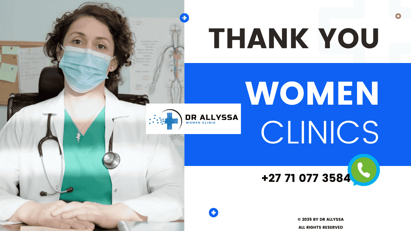 Thank You Message from Doctor Allyssa Women Clinic Near Carlton Centre